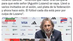 Germán Leguía propone campaña para sacar a Agustín Lozano de la FPF