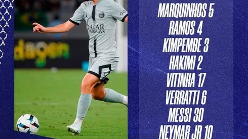 Con Messi: alineaciones para PSG vs Gamba Osaka