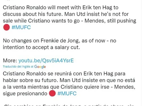 Empieza el final de la novela CR7