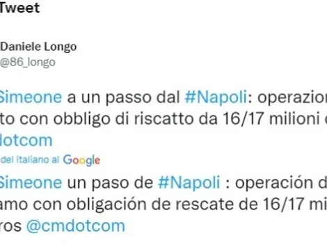 El gigante del Calcio que ultima el fichaje de Gio Simeone