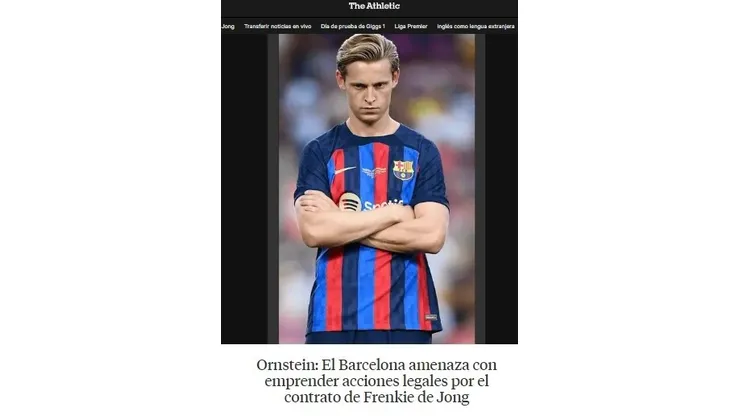 ¿Crímenes e ilegalidad en el contrato de Frenkie de Jong?