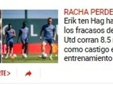 El castigo de Ten Hag a sus jugadores tras la goleada en Brentford