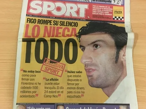 El Caso Figo: reacciones en un Barcelona que estalló como nunca