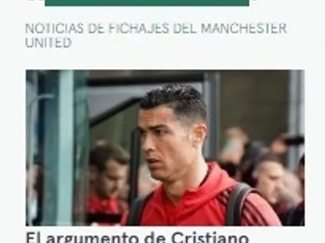 Millonaria protesta de CR7 en Manchester United