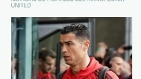 Millonaria protesta de CR7 en Manchester United