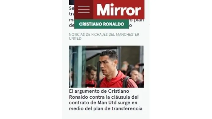 Millonaria protesta de CR7 en Manchester United