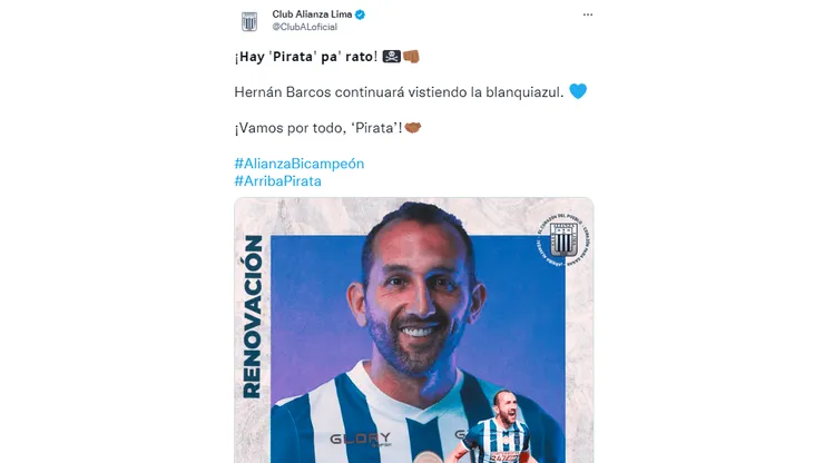 Hernán Barcos y Alianza Lima toman una decisión