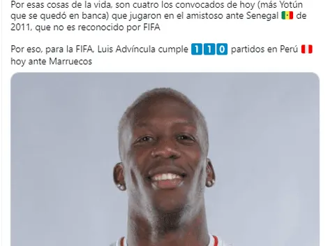 Día especial para Luis Advíncula con la Selección Peruana