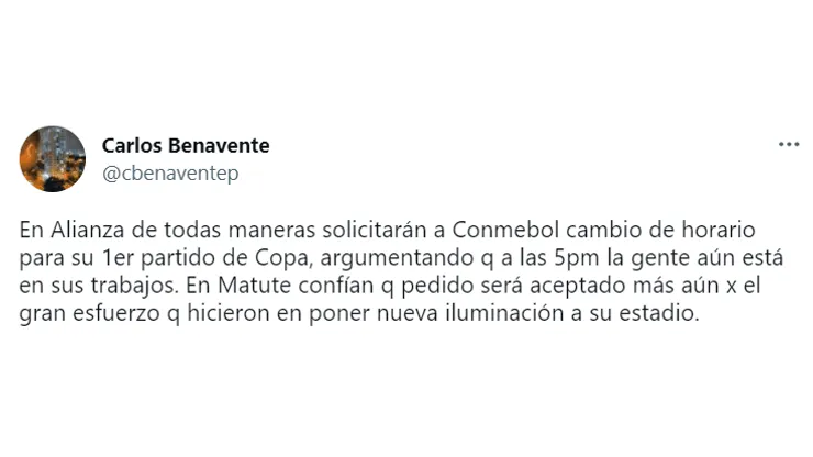 Alianza Lima hará reclamo a la Conmebol por esta razón