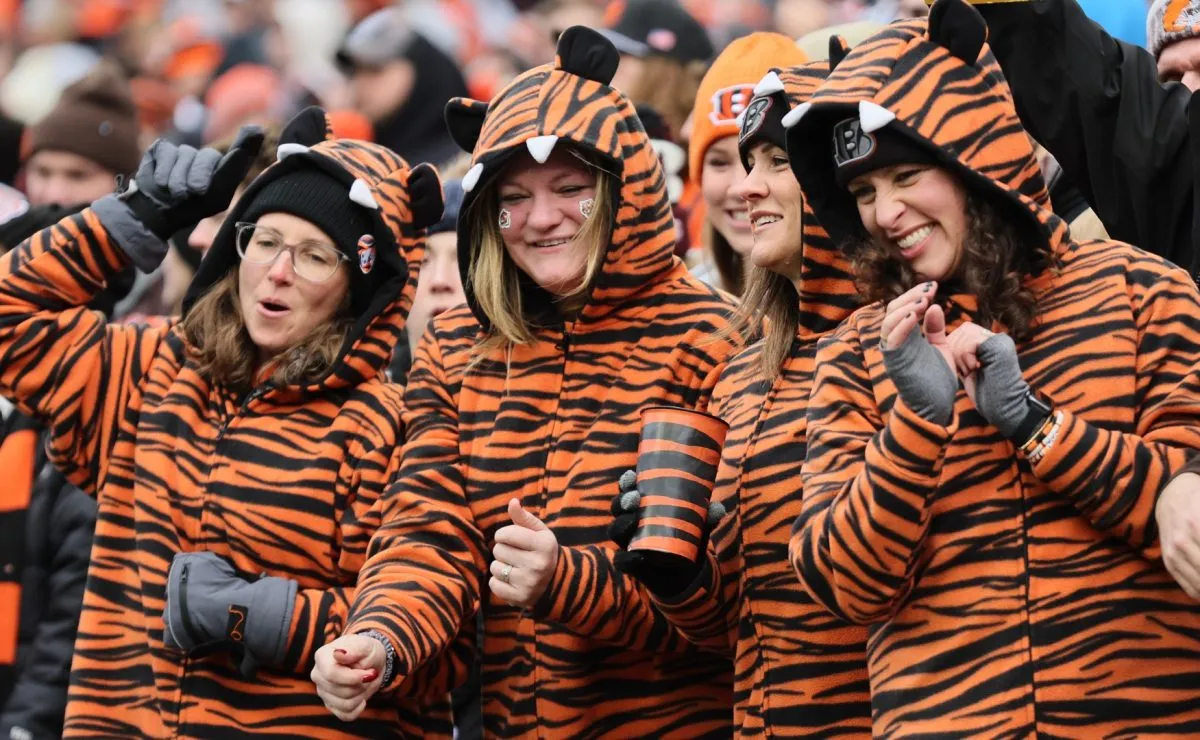 Cincinnati Bengals fans during the game against the Cleveland Browns in 2024. (Source: Andy Lyons/Getty Images)