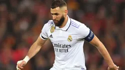 Karim Benzema in Liverpool - Real Madrid.