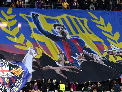 Barcelona fans chant Lionel Messi's name as his future at PSG is uncertain