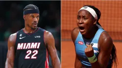Jimmy Butler and Coco Gauff