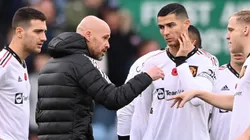 Erik ten Hag and Cristiano Ronaldo