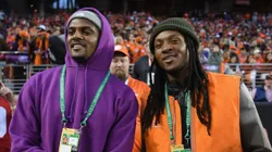 Deshaun Watson (left) with DeAndre Hopkins (right) - 2019