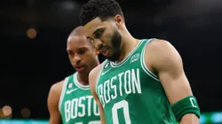 Tatum and Holford during the Game 7 vs heat