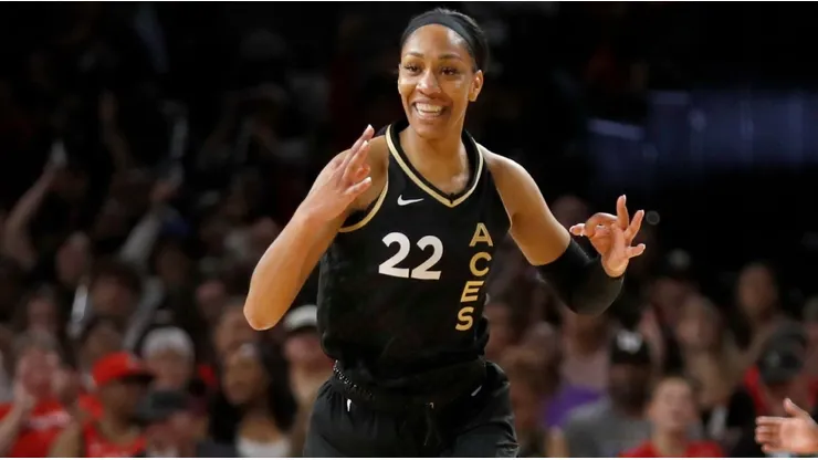 A'ja Wilson of the Las Vegas Aces