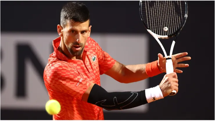 Novak Djokovic of Serbia