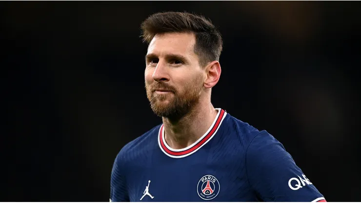 Lionel Messi with PSG