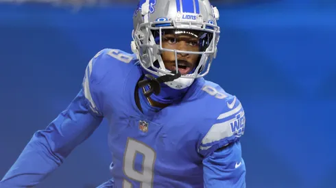 Jameson Williams was picked by the Lions last year