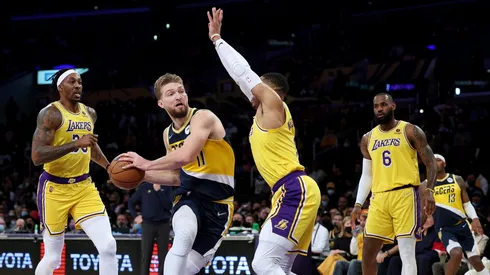 The Lakers in action.