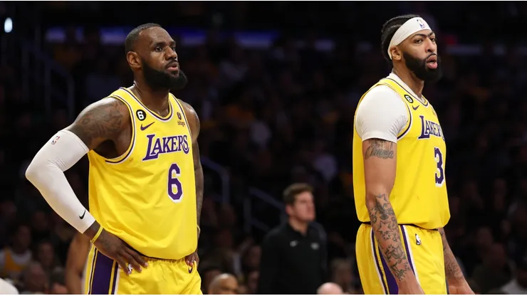 LeBron James and Anthony Davis