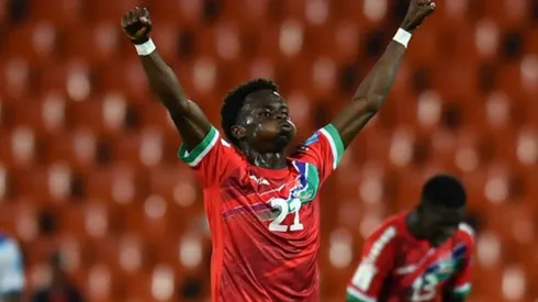 Mamin Sanyang plays for Gambia U-20