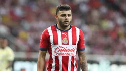 Alexis Vega of Chivas during Liga MX Clausura 2023 semifinal against America