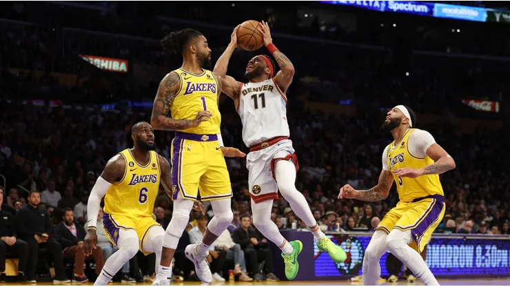 Lakers against Nuggets in Game 4 of the Conference Finals