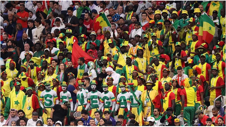 Senegal fans in the Stadium