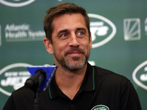 Aaron Rodgers' first Jets practice had an unfortunate outcome