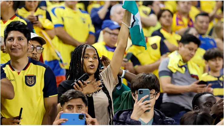 Ecuador fans in the Stadium