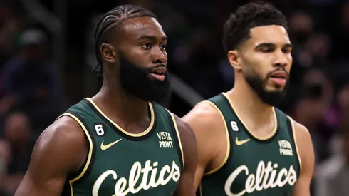 Jaylen Brown and Jayson Tatum
