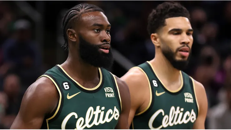 Jaylen Brown and Jayson Tatum