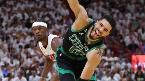 Tatum during the Game 3 against Miami Heat