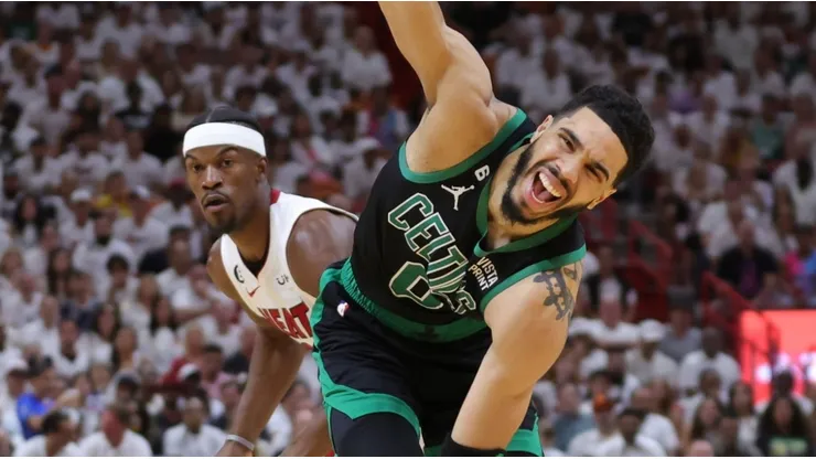 Tatum during the Game 3 against Miami Heat