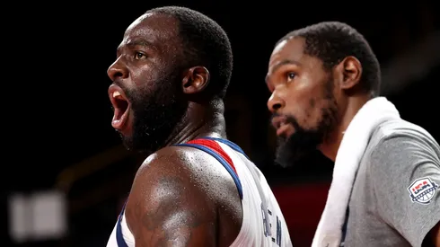 Draymond Green and Kevin Durant