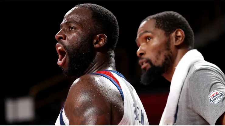 Draymond Green and Kevin Durant
