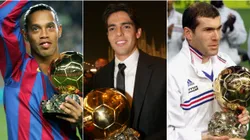 Ronaldinho, Kaka, Zinedine Zidane
