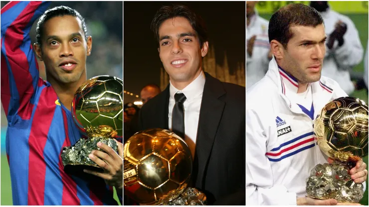 Ronaldinho, Kaka, Zinedine Zidane