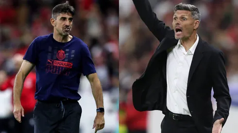 Veljko Paunovic of Chivas and Fernando Ortiz of Club America