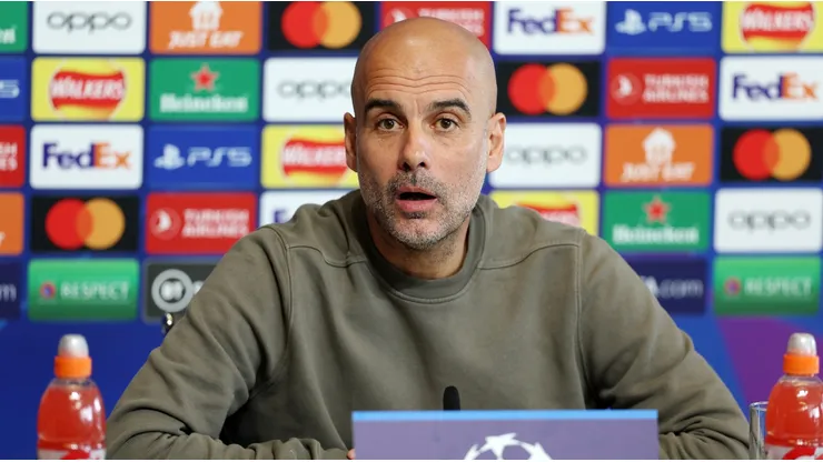 Pep Guardiola in Champions League press conference