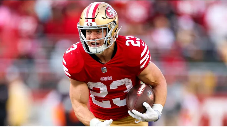 Christian McCaffrey running back of the San Francisco 49ers