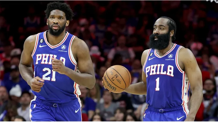 Joel Embiid and James Harden