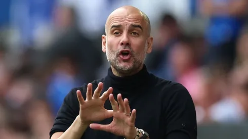 Manager Guardiola of Manchester City