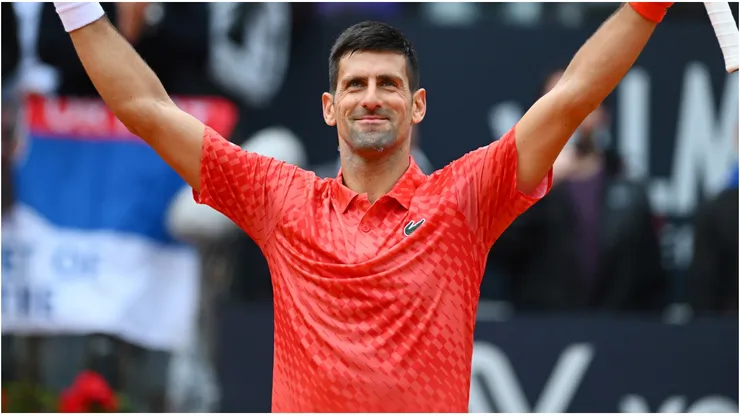 Novak Djokovic of Serbia