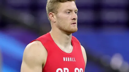 Will Levis of the Titans during the combine