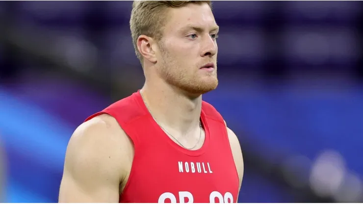 Will Levis of the Titans during the combine