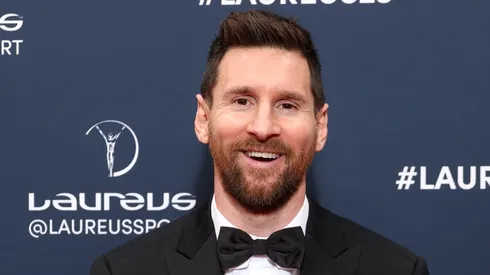 Lionel Messi during the 2023 Laureus Awards in Paris