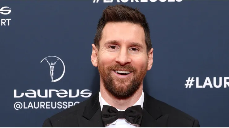Lionel Messi during the 2023 Laureus Awards in Paris
